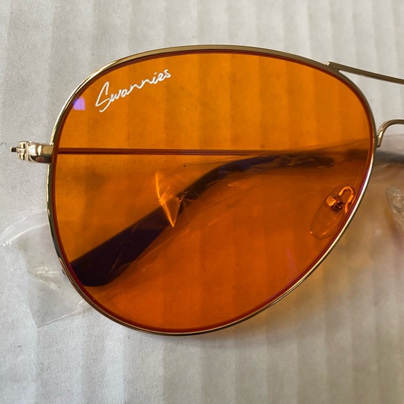 Swanwick Large Aviator Glasses Night Blue Light Blocking - Picture 5 of 16